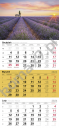 Kalendarz Trójdzielny niedzielony T-106T, format: 288x622mm