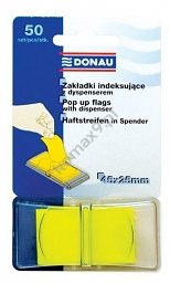 Zakładka indeksująca 45x25 kolorowa folia Donau