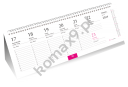 Kalendarz ze spiralką poziomy T-100, format 1/2 A4, 64 str.