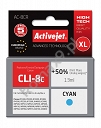 Tusz Canon CLI-8 cyan, zamiennik ActiveJet poj.13 ml. AC-8CR