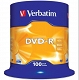 Dysk DVD-R 4.7GB 16x Verbatim Cake 100szt.