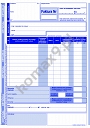 Druk Faktura VAT z jedną stawką podatku (pion) A5 130-3U MiP