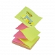 Karteczki samoprzylepne 76x76mm 3M Post-it R330-NA Z-Notes jaskrawe żółto-różowe, 100 kartek