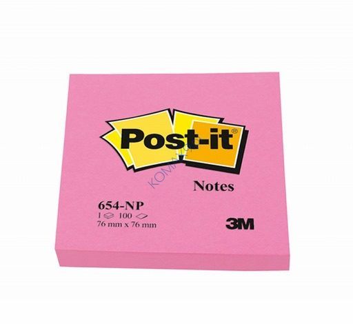 Karteczki samorzylepne Post-it 654N 76x76mm 100 kartek