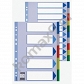 Przekładki do segregatora A4 5 kart PP Esselte plastikowe kolorowe
