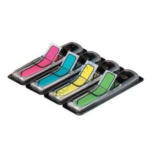 Zakładki indeksujace 3M Post-it 684-ARR4 strzałki 12x43mm 4 kolory po 24szt.