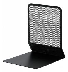 Podpórka do książek, metalowa, 130x155x165mm, Q-CONNECT Office Set czarna