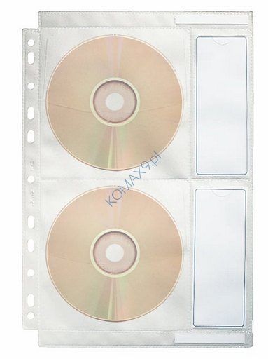 Koszulki na płyty CD Esselte A4 PP 200mic