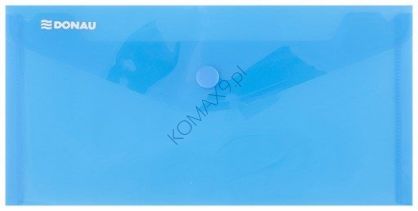 Teczka kopertowa DL PP na zatrzask Donau 220x110mm
