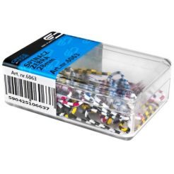 Spinacz 28mm ED Plastic mały zebra