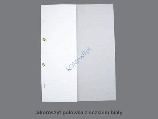 Skoroszyt oczkowy biały 1/2 400g ARO