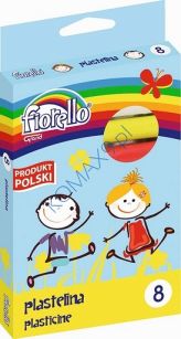Plastelina szkolna 8 kolorów Grand