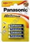 Baterie R-3 alkaliczna Panasonic 4szt.