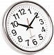 Zegar ścienny Budapest 28cm srebrny