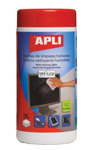Ściereczki nasączane APLI  LCD11823 