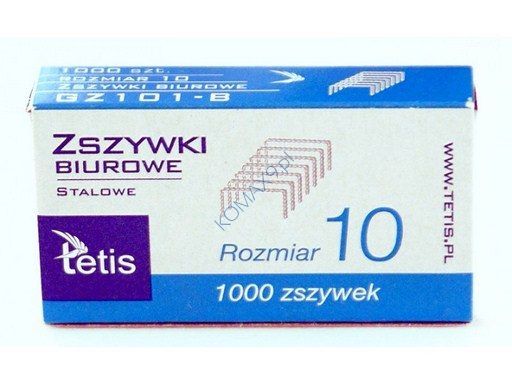 Zszywki 10 Tetis GZ101-B