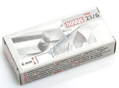 Zszywki 23/ 6 Novus  