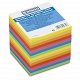 Kostka papierowa Donau 90x90mm, mix kolorów neonowych, klejona