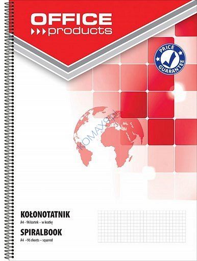 Kołonotatnik A5 80 kartek w kratkę Office Products