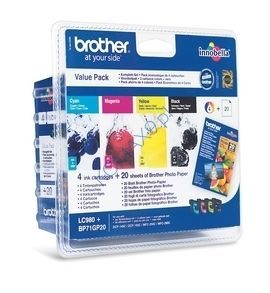 Tusz Brother LC 980 CMYK